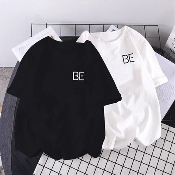 Marškinėlius 2020 m. albumo spausdinti Harajuku T-shirt Kpop korėjos stiliaus trumpomis rankovėmis mielas korėjos atsitiktinis hip-hop trumpas rankovės viršų