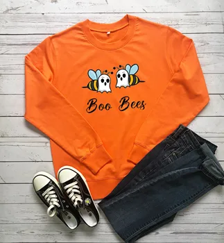 Sparno boo bitės grynos medvilnės marškinėlius jaunas grafikos mielas šalies puloveriai juokinga šūkis kawaii grunge tumblr hipster derliaus viršūnės