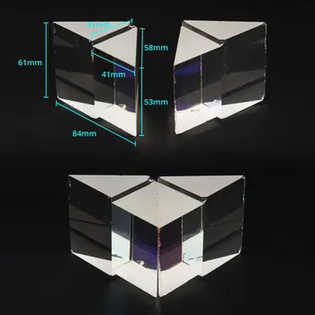 Didelės apimties Mokslo, Žaislų, Sugedęs Objektyvas Splitter Prizmę Kryžiaus Dichroic X-Cube Prizmę RGB Combiner su Klaida