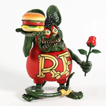 Trenktas nepastovi žmogus Žiurkė Fink su Hamburger & Rose PVC Veiksmų Skaičius, Kolekcines, Modelis Žaislas