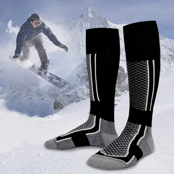 Snieglenčių slidinėjimo Žygis Pėsčiomis nueiti Įgulos Batai Kojinės Dėvėti, Atsparus Šiltas Slidinėjimo Krepšinio kojinės Saugos raštas Vaikščiojimo kojinės