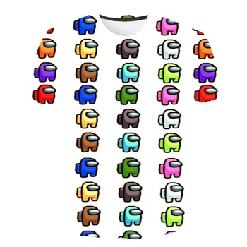 Cartoon Tarp Mūsų Tee Strategijos Žaidimas, Vyrų, Moterų, Berniukų, Mergaičių Juokinga trumpomis Rankovėmis, Vasaros Drabužių Mados 3d Spausdinimo Bamblys Camiseta