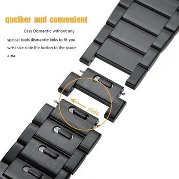 Nerūdijančio Plieno, Apple Watch Band Lengva išardyti, Pakeisti Dirželį, Apple Watch Series3 Series2 Series1 38mm/42mm