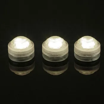 12pcs Povandeninis LED Arbata Žibintai Vandeniui Povandeninis Baterija Žvakė baseinas žibintus, Vestuves Apdaila