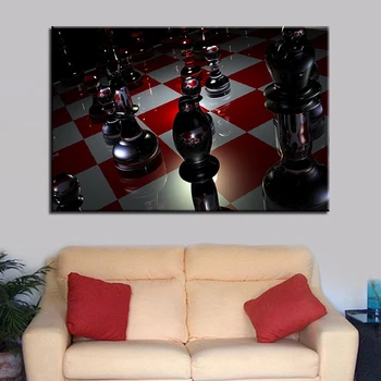 Plakatai, Sistema, Nuotraukas, Namų Dekoro Kambarį 1 Pultas Šachmatų Kraštovaizdžio HD Spausdinti Šiuolaikinės Drobė, Tapyba Sienos Meno Moduliniai