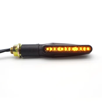 1pcs Teka Motociklo LED Posūkio Signalo Lemputė Posūkių Indikatorius SUZUKI intruder bandit 600 gsxr 600 sv650 gsx s750 gs500