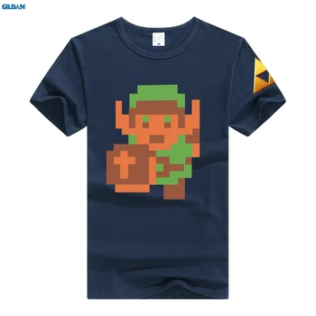 Vyrai Zelda Marškinėliai Su Ledgend of Zelda T-Shirt Marškinėlius Žaidimas Drabužių Triforce Padanges Kardas Kvėpavimas Laukinių Tee