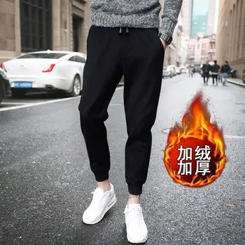 Rudenį, Žiemą Streetwear Palaidi Kelnės Vyrams Poilsiu 2020 M. Vyras Atsitiktinis Camo Haremo Kelnės Vyrams Kamufliažas Pluošto Kojų Vilnos Sweatpants