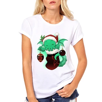 Naujovė dizaino kawaii mielas Gyvūnų Stuffer spausdinti moterų marškinėliai animacinių filmų personažus, Bananų/Cthulhu/Owl/Toothy Juokinga Spausdinti viršūnės