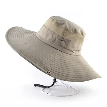 Vasarą saulės, skrybėlės moterims Pločio Kraštų Žvejybos bžūp lauko Pėsčiųjų, kempingas gorros vyrų Paplūdimio skrybėlę Anti-UV Greitai džiūsta Kibirą kepurės vyrams