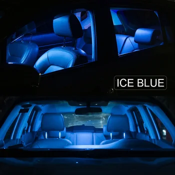 11Pcs Klaidų, Automobilių Reikmenys Baltos LED Lemputės Interjero Rinkinys, Skirtas 