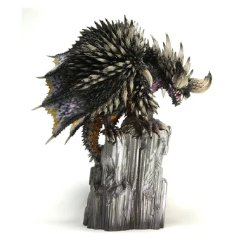 Veiksmų Skaičius, Monster Hunter Pasaulio LEDO BRONE Nergigante Statula Dragon Modelis Žaislų Kolekcijos