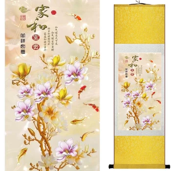 Gėlės tapybos Kinų tradicinė meno tapybos namų puošybai paintings20190912003