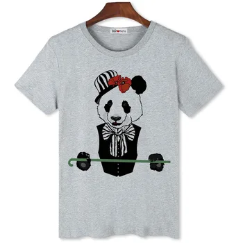 BGtomato herojus panda marškinėlius juokinga streetwear kūno marškinėliai vyrams hip-hop marškinėliai karšto pardavimo negabaritinių marškinėliai mielas pada anime marškinėliai