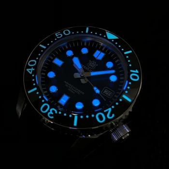 STEELDIVE vyrai neria rankiniai laikrodžiai vyrams automatinis mechaninis laikrodis 300m vandeniui laikrodis Šveicarija C3 šviesos sporto laikrodis