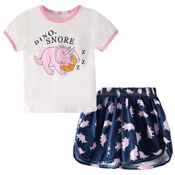 2020 Nauja Pavasario Vasaros Vaikų Mergaičių naktiniai marškiniai, pižamos Kūdikių Drabužiai ilgomis Rankovėmis Pižama Berniukams, Drabužiai Vaikams Sleepwear 4 iki 12 Metų