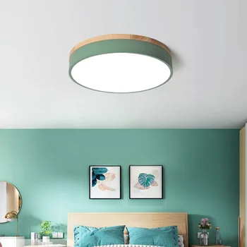 Europos stiliaus miegamojo kambarį paprastas modernus apvalių lubų lempa kūrybos žurnalo kambarys studijų asmenybės LED lempos WF107