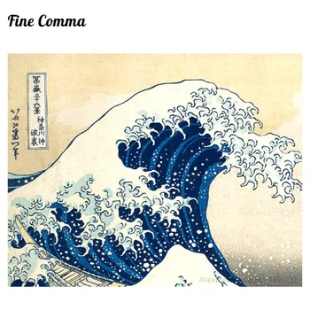 Didžiosios Bangos off Kanagawa Katsushika Hokusai Rankomis dažyti rankų darbo Aliejaus Tapybai Reprodukcijai Spausdinti Plakato Drobė Sienos Menas