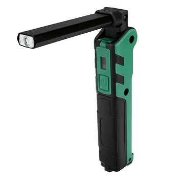 2019 Naujausias Nešiojamų COB Žibintuvėlį, Fakelą USB Įkraunamas LED Darbo Šviesos Magnetinis COB Lanterna Kabinti Kablys Žibinto Lauko