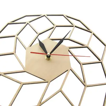 Dreamcatcher Medinis Sieninis Laikrodis Namų Virtuvės Dekoro Sienos Meno Šiuolaikinių Aukštos Kokybės Rankų Darbo Geometrinis Tylus Judėjimas Laikrodis Žiūrėti