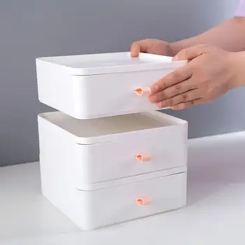 Namų ūkio darbalaukio kosmetikos laikymo dėžutė vonios kambarys daugiafunkcinis stalčius krovimas talpinimo įvairenybės rūšiavimo papuošalų laikymo dėžutė