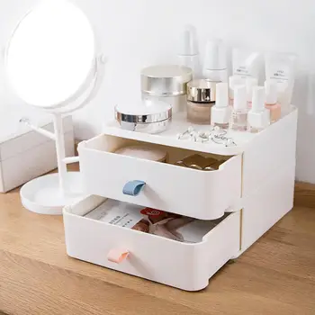 Namų ūkio darbalaukio kosmetikos laikymo dėžutė vonios kambarys daugiafunkcinis stalčius krovimas talpinimo įvairenybės rūšiavimo papuošalų laikymo dėžutė