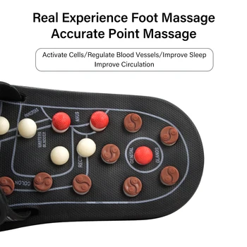 Pėdų Masažo Šlepetės Pėdų Refleksologijos Terapija, Akupunktūra Massager Vaikščioti Akmens Batai Akupunktūra Akmenimis Massager