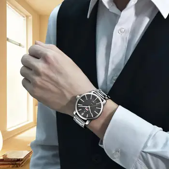 Naujas Top Prabangos Prekės vyriški Laikrodžiai Benyar Sporto Atsitiktinis Laikrodis Mens Plieno Verslo Žiūrėti Vyrų Mados Laikrodis Relogio Masculino