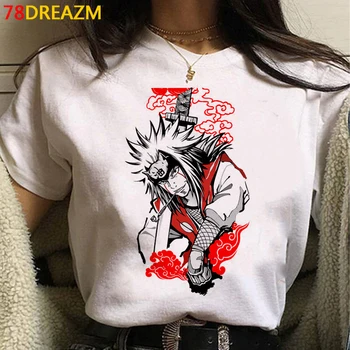 Naruto Akatsuki Itachi viršuje tees t-shirt moterų estetinės grafinis tees moterų spausdinti derliaus viršuje trišakiai plius dydis