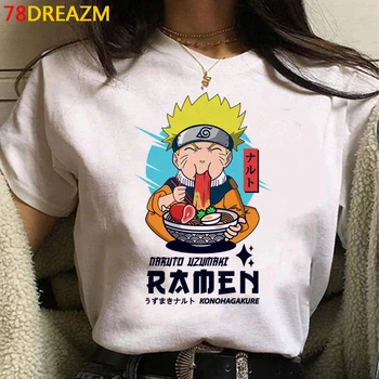 Naruto Akatsuki Itachi viršuje tees t-shirt moterų estetinės grafinis tees moterų spausdinti derliaus viršuje trišakiai plius dydis