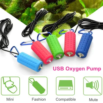 Lauko Žvejybos Mini USB Deguonies Oro Siurblys Su Priedais Vamzdis Išjungti Energijos Taupymo Prekių Žuvų Bakas Priedai usb vandens siurblys