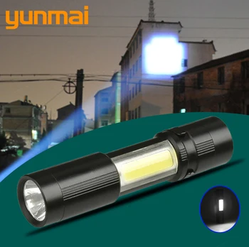 Yunmai 2000LM Aliuminio Vandeniui LED Žibintuvėlis Taktinis Žibintuvėlis Šviesos 14500 arba AA Įkraunamos Baterijos