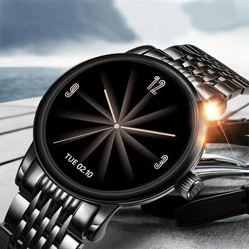 LIGE Naujas Smart Watch Vyrų smartwatch Sporto Treniruoklių Seklys atsparus Vandeniui Visą Ratą Jutiklinis Ekranas Reloj Inteligente 