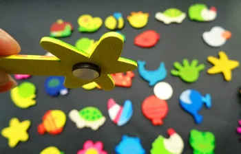120PCS/DAUG.Sumaišykite vandenyno gėlių vabzdžių varlė mielas medienos šaldytuvas magnetas Namų puošybai Ankstyvasis ugdymas švietimo žaislai Vaikams, žaislai