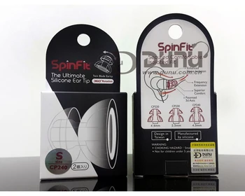 DUNU SpinFit CP220/CP230/CP240 In-ear Ausinės Patentuota Silikono Eartip 1 Pora Earcase