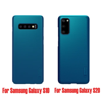 Samsung Galaxy S10 S20 / S10+ S20+ Plius Atveju NILLKIN Super Matinio Shield hard back cover For Samsung S10e S20 Ultra 5G atveju