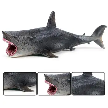 Modeliavimo jūrų gyvūnų gyvenimo modelį milžinišką dantų ryklys kanibalas shark shark didysis baltasis ryklys tigrinius ryklius vaikų žaislas ornamentu