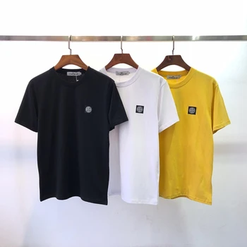 Vientisų Spalvų Vyrų Marškinėliai Hip-Hop Medvilnės marškinėliai O-kaklo Vasaros Japonijos Vyrų Priežastinis Tshirts Mados Prarasti Tees