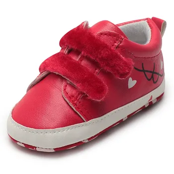 4colors hook&loop oda kūdikių batų kūdikis, berniukas, batai juoda Naujas gimęs batai odiniai pirmą walker 0 -1 metai kūdikiams