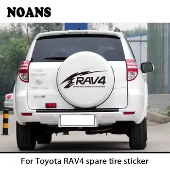 Toyota RAV4 Automobilių Lipdukas AccessoriesAuto PET Žodžiai Individualizuotas Pritaikymas Uodega Atsarginių Padangų, Ratų Apdaila