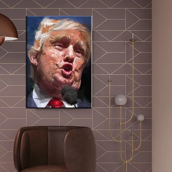 Grafiti Meno Donald Trump Portretas Drobė Menas, Tapyba, Modernus Sienos Menas, Plakatų Ir Grafikos Sienos Nuotraukas Kambarį Cuadros