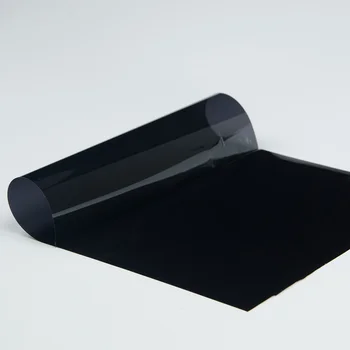 Originalus SUNICE 50*300cm Automobilio Lango Atspalvis, 5%vlt UV Protector Tamsiai Juoda Nano Keramikos Filmas 