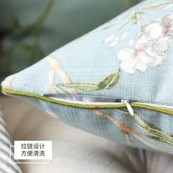 30x50/45/60/70cm sielovados užvalkalas didelių šviežių kaimo nugaros pagalvėlė padengti dekoratyvinių gėlių pagalvės dangtelis atlošas