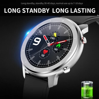 2020 F12 Smart Juosta Žiūrėti 1.3 colių Visiškai Apvalios Visiškai Jutiklinis Ekranas Pedometer Smartwatch Vyrų Širdies ritmo Monitorius Apyrankę DT78