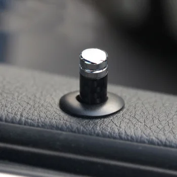4PCS Anglies Pluošto Varžtas Durų Užraktas Stick Pin Bžūp Atveju, Apdaila, Automobilių Reikmenys BMW E46 E52 