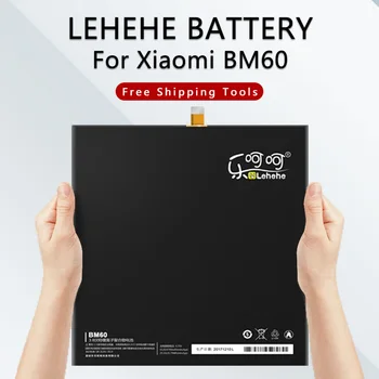 Originalus LEHEHE Baterija Xiaomi MiPad 1 Mi Pad1 BM60 3.84 V 6190mAh Įkrovimo Kokybės Pakeitimo Bateria Nemokamus Įrankius, Dovanos