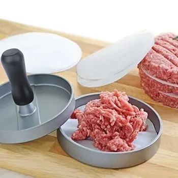 Carteret Surinkimo Non-Stick Profesinės Mėsainiai Paspauskite Patty Maker Padaryti Tobula Hamburger Kiekvieną Kartą(262)