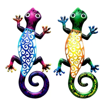 Geležies Meno Gecko Dekoratyviniai Lauko Metalo Driežas Meno ing Skulptūrų Kiemo