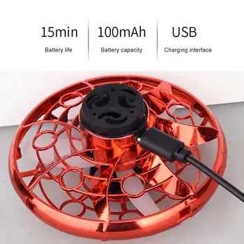 Aukštos Kokybės Rankiniai Drone USB Įkraunamas LED Šviesos Juokinga Indukcijos Plaukioja Tranų Žaislai Vaikams, Elektros Žaislas