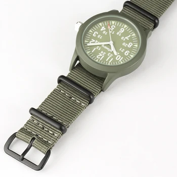 PĖSTININKŲ Karinio Žiūrėti Vyrų Šviesos Armijos Laikrodis Mens Watches Top Brand Prabanga Švyti Tamsoje Nato Dirželis Relogio Masculino